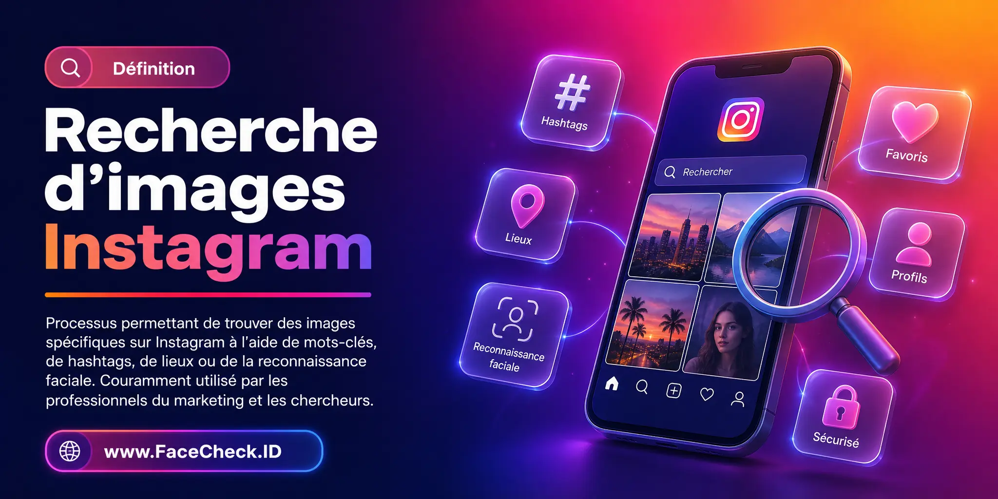 La recherche d'images Instagram est un processus permettant de trouver des images spécifiques sur Instagram via des mots-clés, des hashtags, des emplacements ou la reconnaissance faciale, utilisé notamment par les professionnels du marketing et les chercheurs.