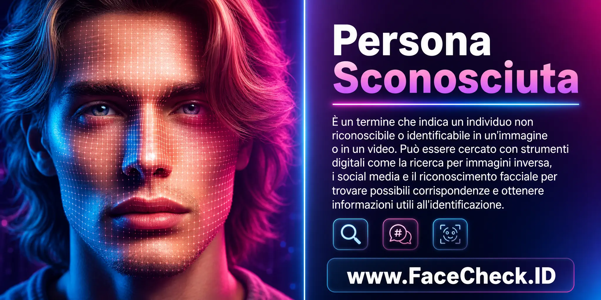 Persona Sconosciuta è un termine che indica un individuo non riconoscibile o identificabile in un'immagine o video, che può essere cercato attraverso strumenti digitali come la ricerca di immagini inverse, i social media e il riconoscimento facciale per trovare corrispondenze possibili e ottenere informazioni utili per l'identificazione.