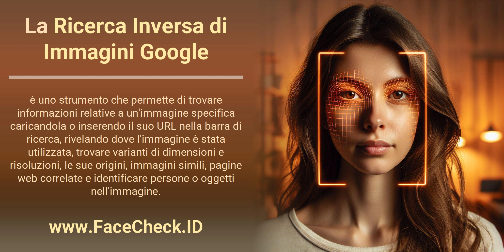 La Ricerca Inversa di Immagini Google è uno strumento che permette di trovare informazioni relative a un'immagine specifica caricandola o inserendo il suo URL nella barra di ricerca, rivelando dove l'immagine è stata utilizzata, trovare varianti di dimensioni e risoluzioni, le sue origini, immagini simili, pagine web correlate e identificare persone o oggetti nell'immagine.
