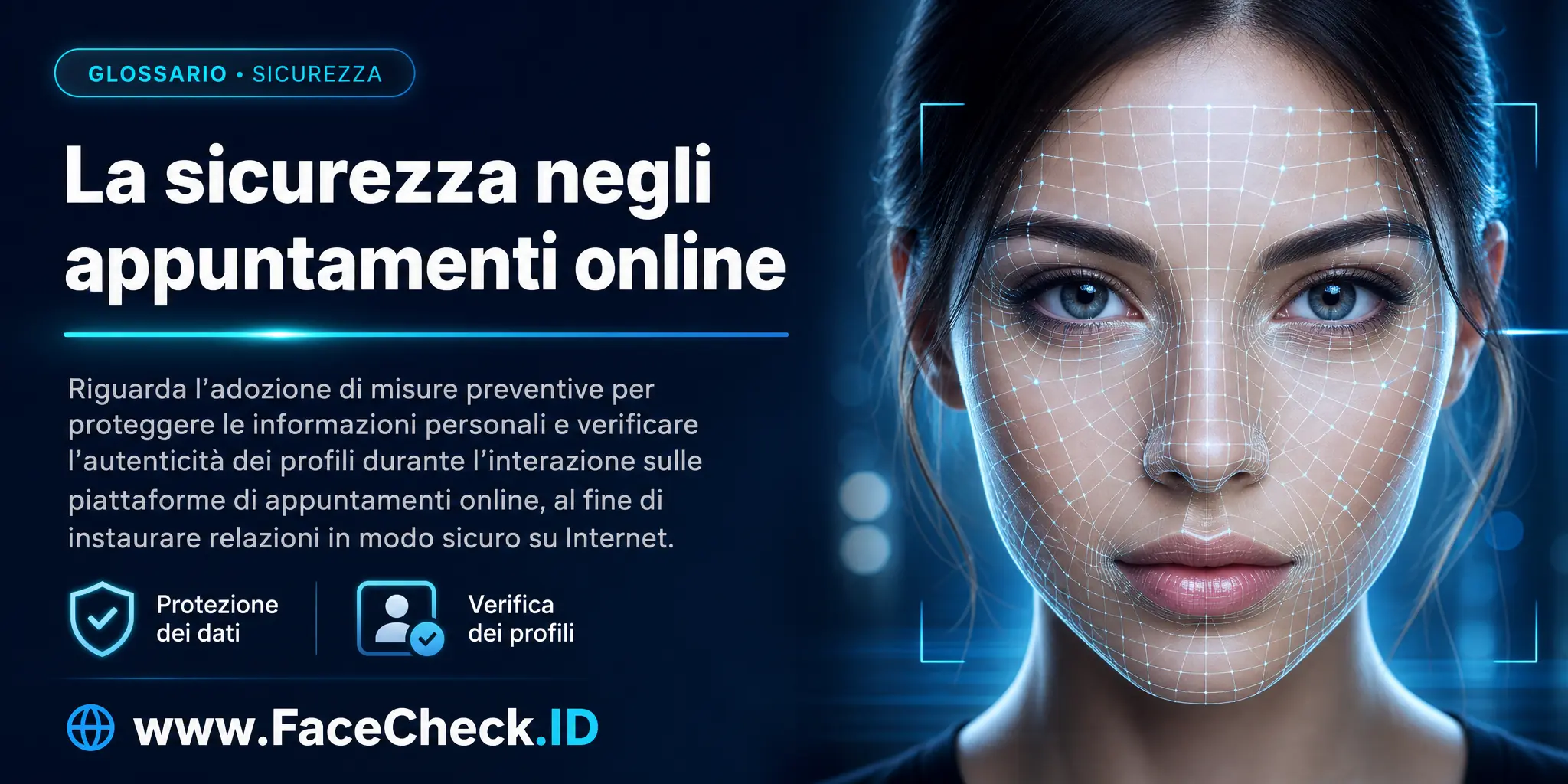 La sicurezza negli appuntamenti online riguarda l'adozione di misure preventive per proteggere le informazioni personali e verificare l'autenticità dei profili durante l'interazione su piattaforme di appuntamenti online, al fine di instaurare relazioni in modo sicuro su internet.