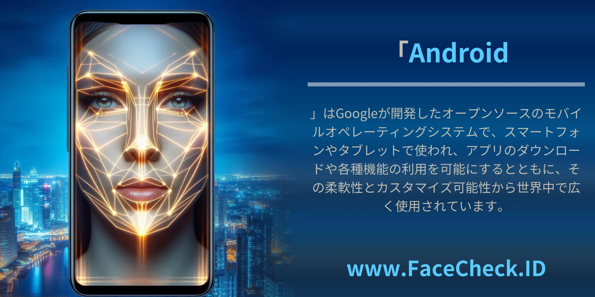 「Android」はGoogleが開発したオープンソースのモバイルオペレーティングシステムで、スマートフォンやタブレットで使われ、アプリのダウンロードや各種機能の利用を可能にするとともに、その柔軟性とカスタマイズ可能性から世界中で広く使用されています。
