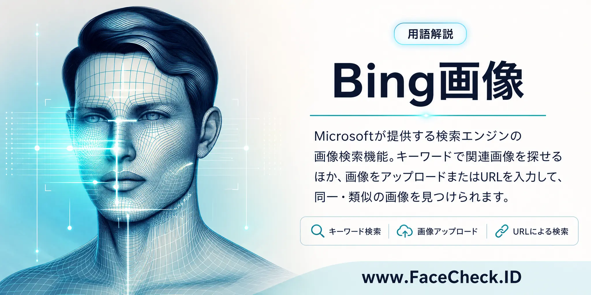 Bing画像は、Microsoftが提供する検索エンジンで、キーワードを入力して関連画像を見つけたり、画像をアップロードまたはURLを入力して同じまたは類似した画像を見つけたりする機能があります。