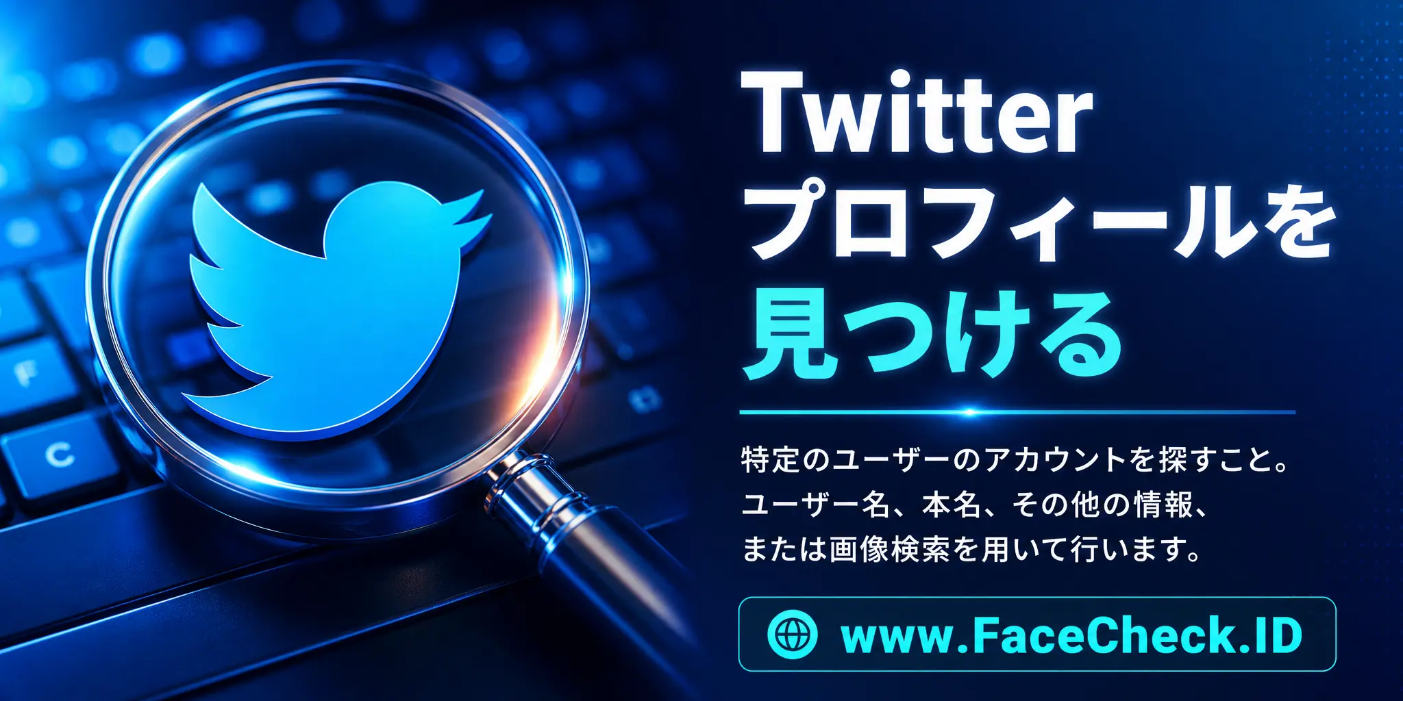 Twitterプロフィールを見つけるは、特定のユーザーのアカウントを探す行為で、ユーザーネームや本名、その他の情報、または画像検索を用いて行います。