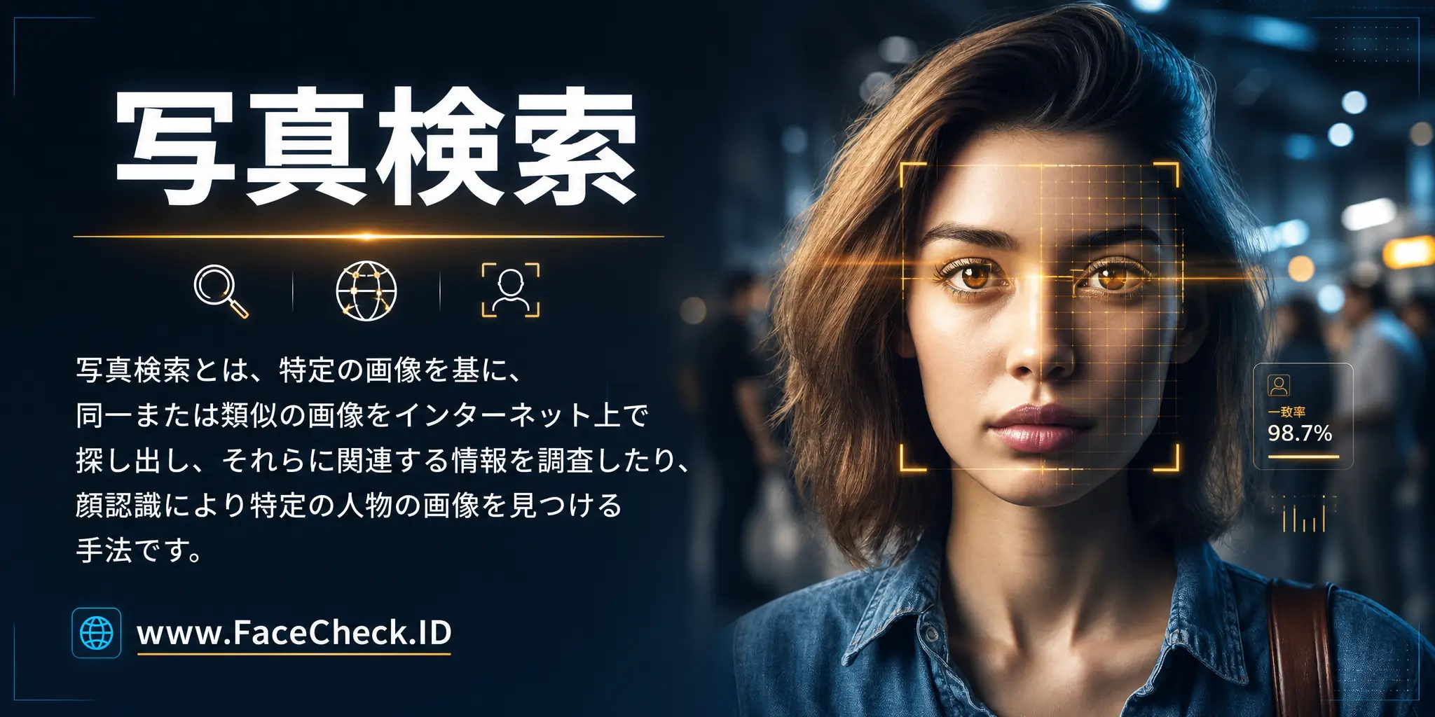 写真検索は、特定の画像を基に同じまたは類似した画像をインターネット上で探し出し、それらの画像に関連する情報を調査したり、特定の人物の画像を顔認識検索で見つけ出す手法です。