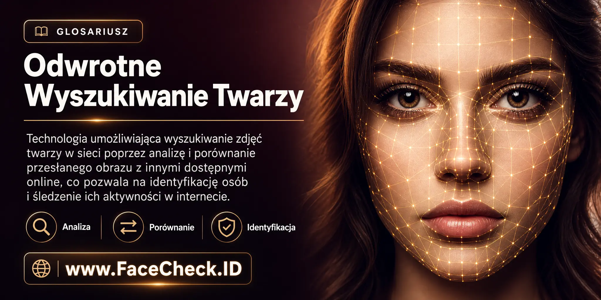 Odwrotne Wyszukiwanie Twarzy to technologia pozwalająca na wyszukiwanie zdjęć twarzy w sieci poprzez analizę i porównanie przesłanego obrazu z innymi dostępnymi online, umożliwiająca identyfikację osób i śledzenie ich aktywności w internecie.