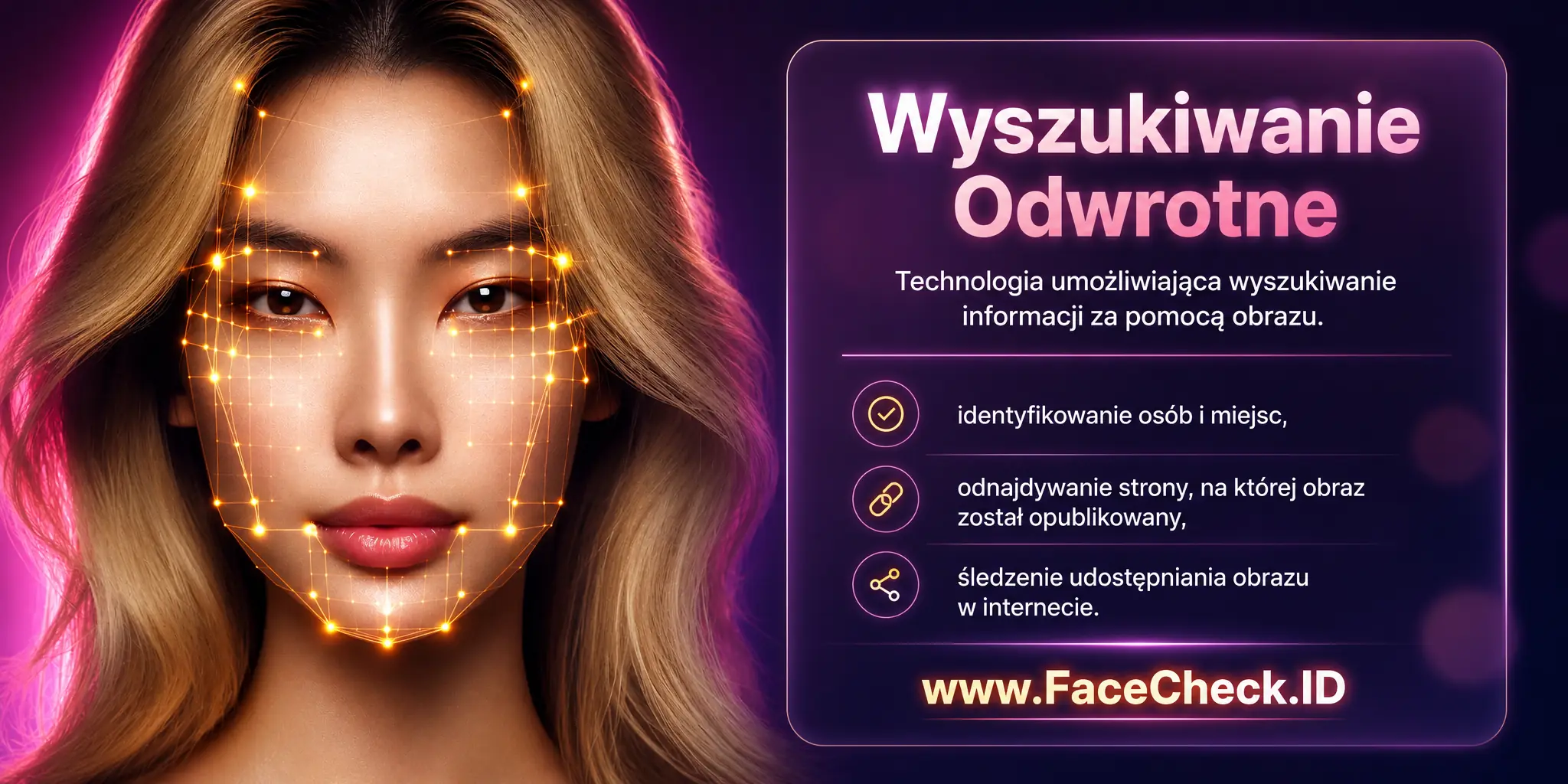 Wyszukiwanie Odwrotne to technologia umożliwiająca wyszukiwanie informacji za pomocą obrazu, np. identyfikowanie osób, miejsc, odnajdywanie strony, na której obraz został opublikowany, czy śledzenie udostępniania obrazu w internecie.