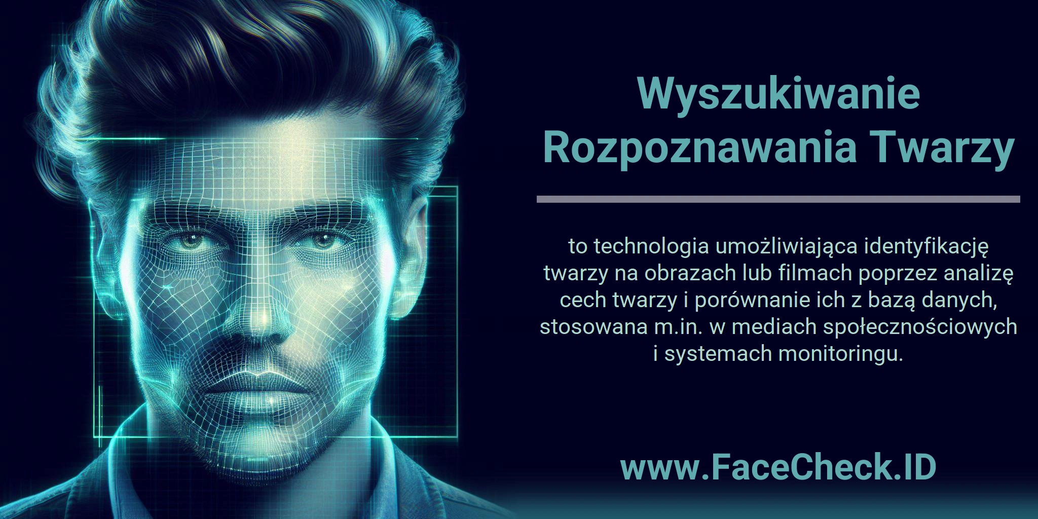 Wyszukiwanie Rozpoznawania Twarzy to technologia umożliwiająca identyfikację twarzy na obrazach lub filmach poprzez analizę cech twarzy i porównanie ich z bazą danych, stosowana m.in. w mediach społecznościowych i systemach monitoringu.