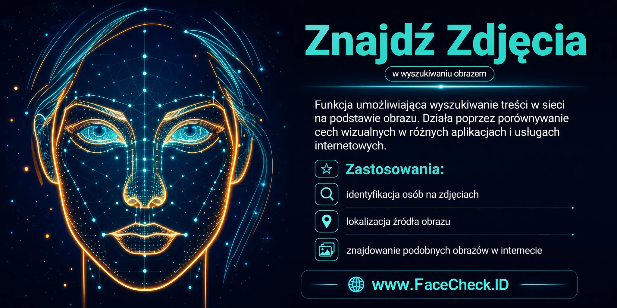 Znajdź Zdjęcia to funkcja umożliwiająca wyszukiwanie obrazów za pomocą obrazów w różnych aplikacjach i usługach internetowych, działająca na zasadzie porównywania cech obrazu, używana m.in. do identyfikacji osób na zdjęciach, lokalizacji źródła obrazu lub znalezienia podobnych obrazów w sieci.