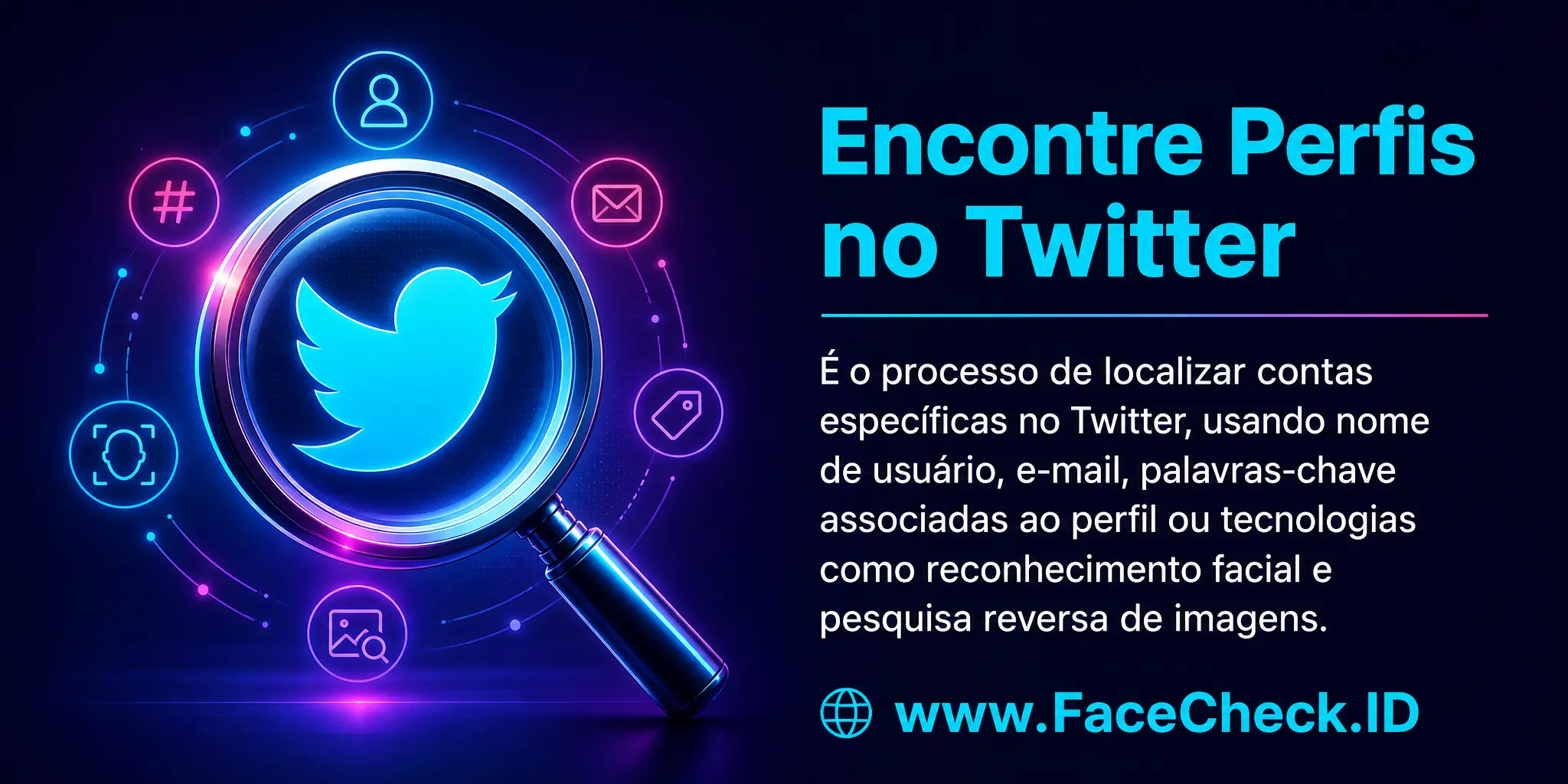 Encontre Perfis Do Twitter é um termo que descreve o processo de localizar contas específicas no Twitter, seja através do nome do usuário, email, palavras-chave associadas ao perfil, ou usando tecnologias como reconhecimento facial e pesquisa de imagem reversa.
