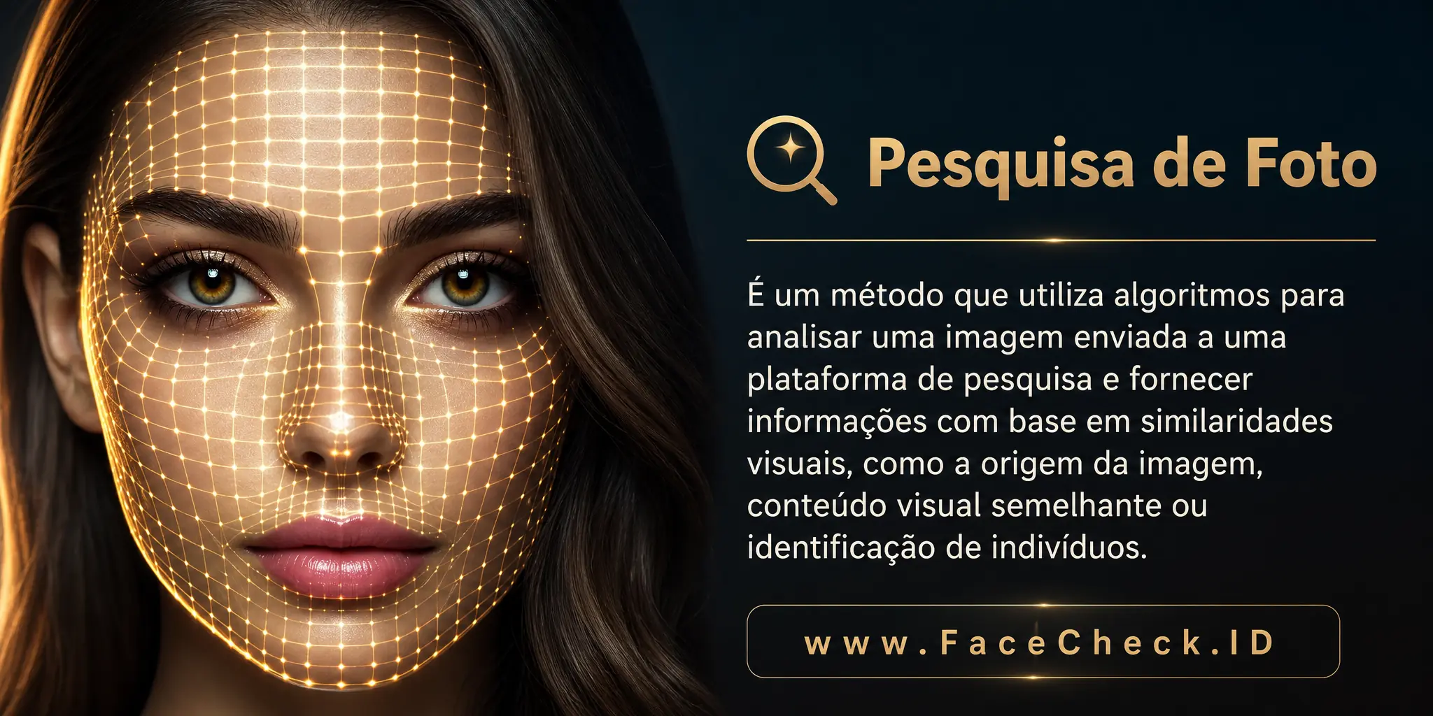 Pesquisa de foto é um método que usa algoritmos para analisar uma imagem carregada em uma plataforma de pesquisa e fornecer informações baseadas em similaridades visuais, como a origem da imagem, conteúdo visual semelhante ou identificação de indivíduos.