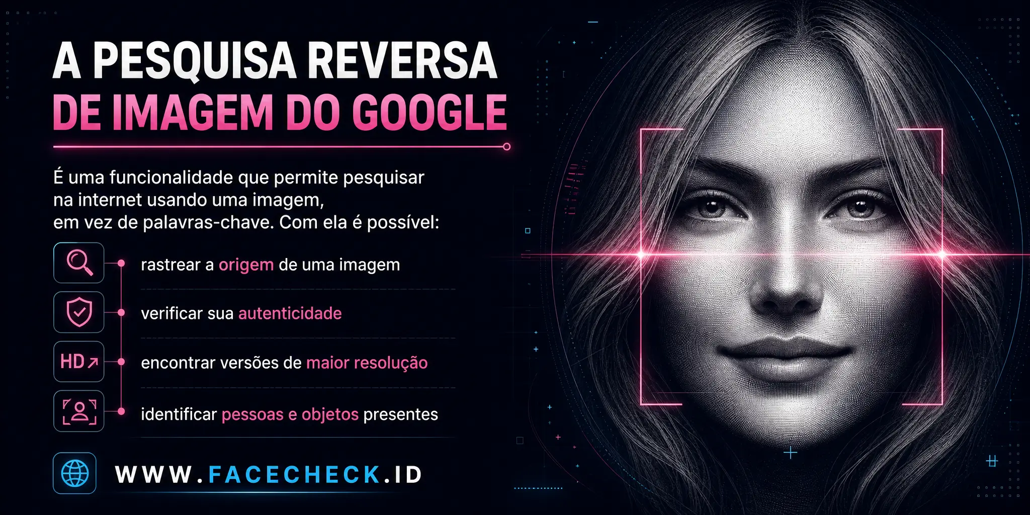 A Pesquisa Reversa De Imagem Do Google é uma funcionalidade que possibilita aos usuários pesquisar na internet usando uma imagem, ao invés de palavras-chave, permitindo rastrear a origem da imagem, verificar sua autenticidade, encontrar versões de maior resolução ou identificar pessoas e objetos presentes na mesma.
