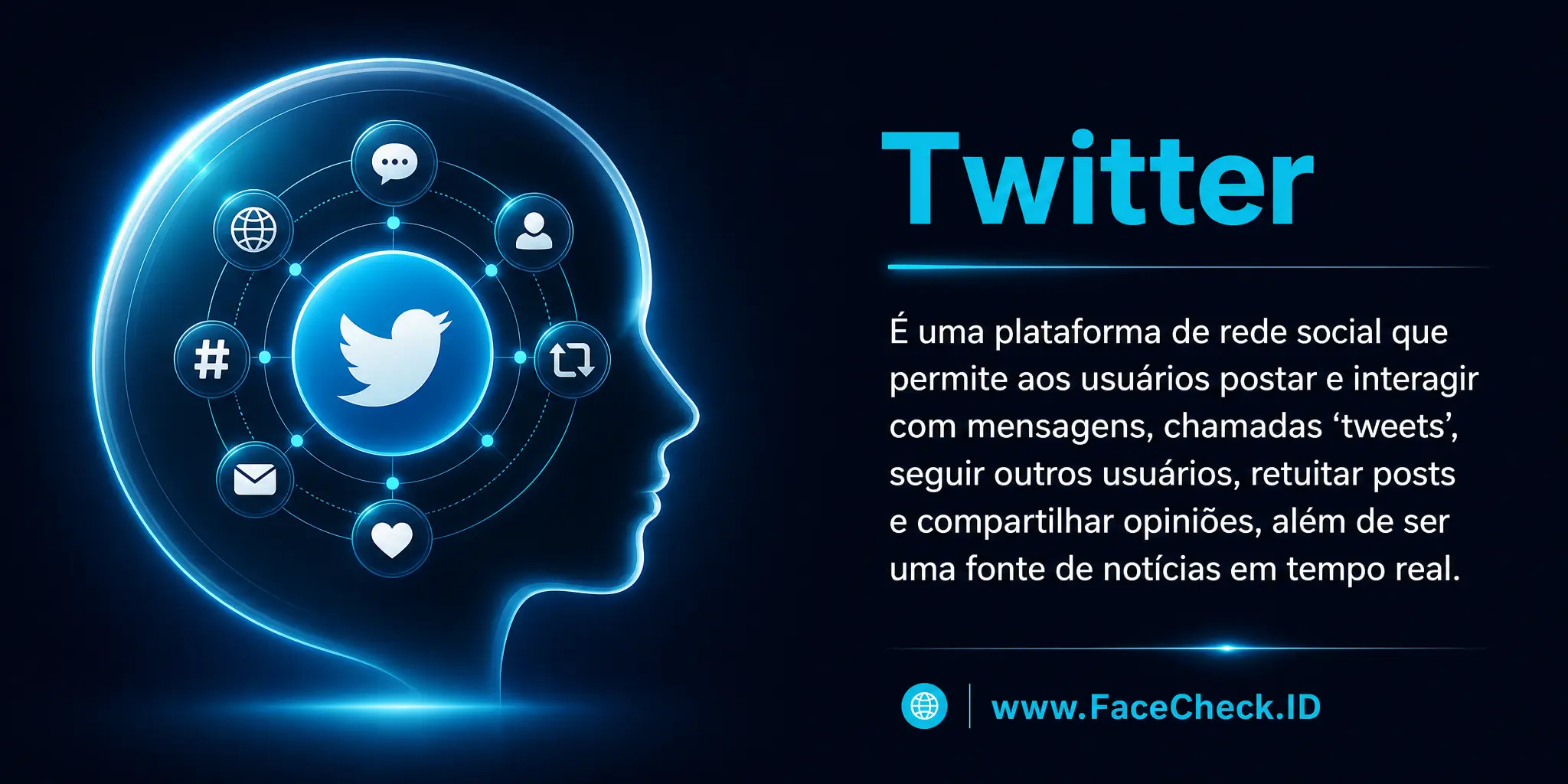 Twitter é uma plataforma de rede social que permite aos usuários postar e interagir com mensagens, chamadas 