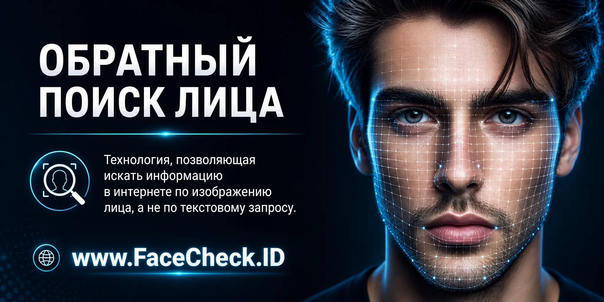 Обратный поиск лица это технология, позволяющая искать информацию в интернете, используя изображение лица, а не текстовый запрос.
