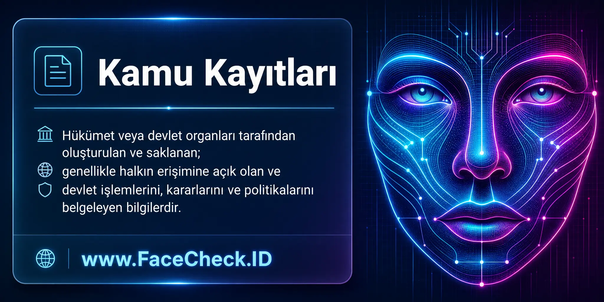 Kamu kayıtları hükümet veya devlet organları tarafından oluşturulan ve saklanan, genellikle halkın erişimine açık olan ve devlet işlemlerini, kararlarını, politikalarını belgeleyen bilgilerdir.
