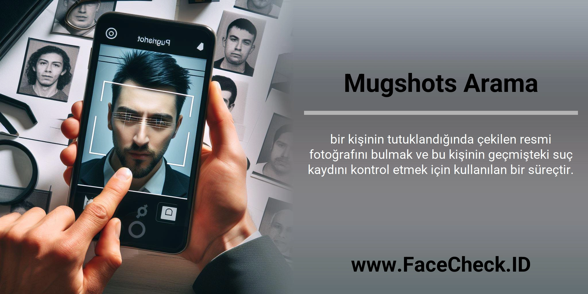 Mugshots Arama bir kişinin tutuklandığında çekilen resmi fotoğrafını bulmak ve bu kişinin geçmişteki suç kaydını kontrol etmek için kullanılan bir süreçtir.