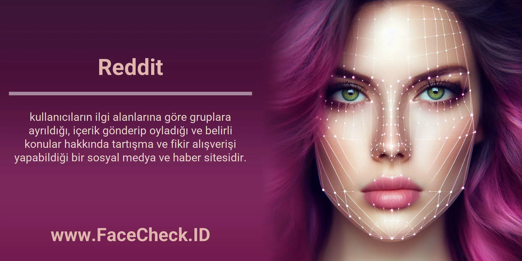 Reddit kullanıcıların ilgi alanlarına göre gruplara ayrıldığı, içerik gönderip oyladığı ve belirli konular hakkında tartışma ve fikir alışverişi yapabildiği bir sosyal medya ve haber sitesidir.
