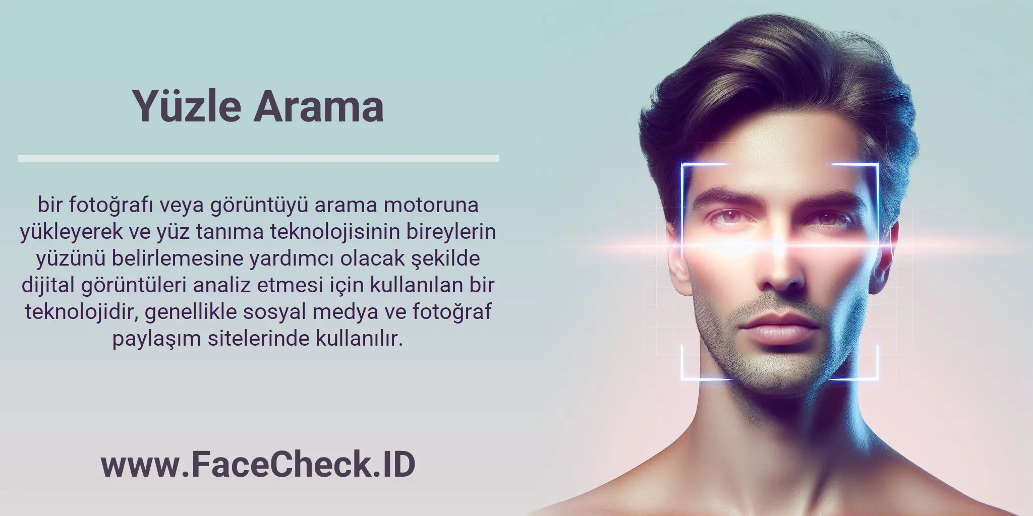 Yüzle Arama bir fotoğrafı veya görüntüyü arama motoruna yükleyerek ve yüz tanıma teknolojisinin bireylerin yüzünü belirlemesine yardımcı olacak şekilde dijital görüntüleri analiz etmesi için kullanılan bir teknolojidir, genellikle sosyal medya ve fotoğraf paylaşım sitelerinde kullanılır.