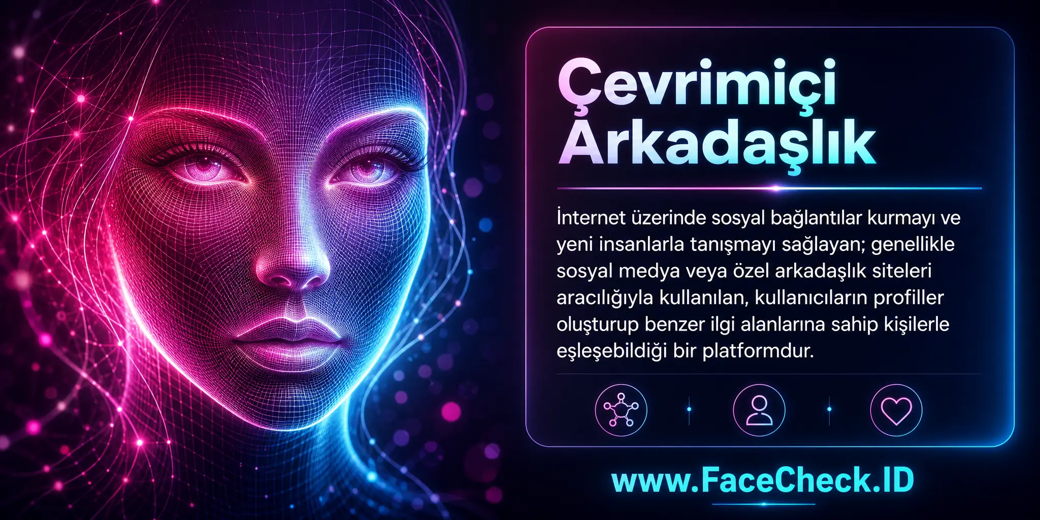 Çevrimiçi arkadaşlık internet üzerinde sosyal bağlantılar kurmayı ve yeni insanlarla tanışmayı sağlayan, genellikle sosyal medya veya özel arkadaşlık siteleri aracılığıyla gerçekleşen ve kullanıcıların profiller oluşturup benzer ilgi alanlarına sahip kişilerle eşleşebildiği bir platformdur.
