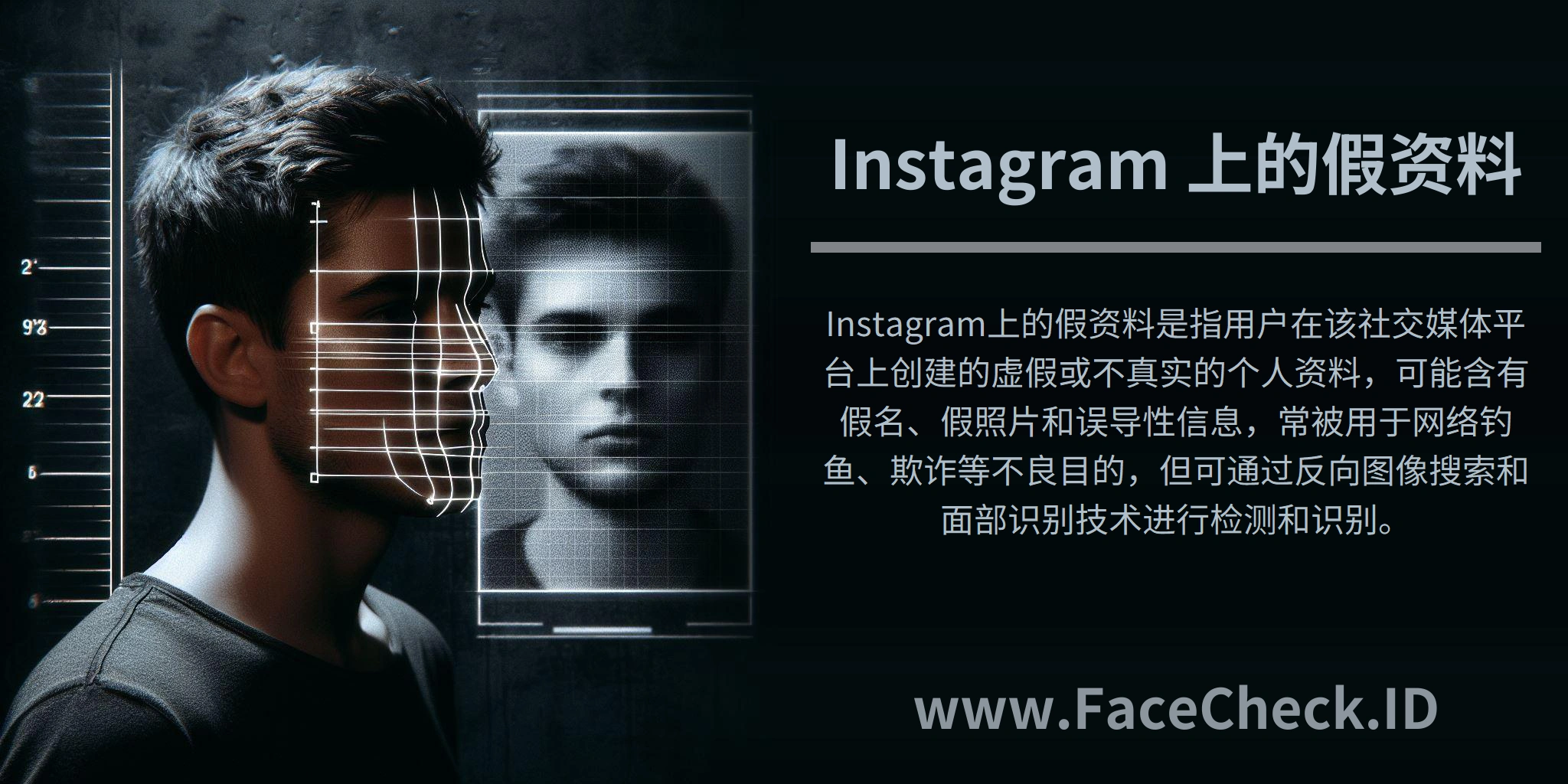 Instagram上的假资料是指用户在该社交媒体平台上创建的虚假或不真实的个人资料，可能含有假名、假照片和误导性信息，常被用于网络钓鱼、欺诈等不良目的，但可通过反向图像搜索和面部识别技术进行检测和识别。