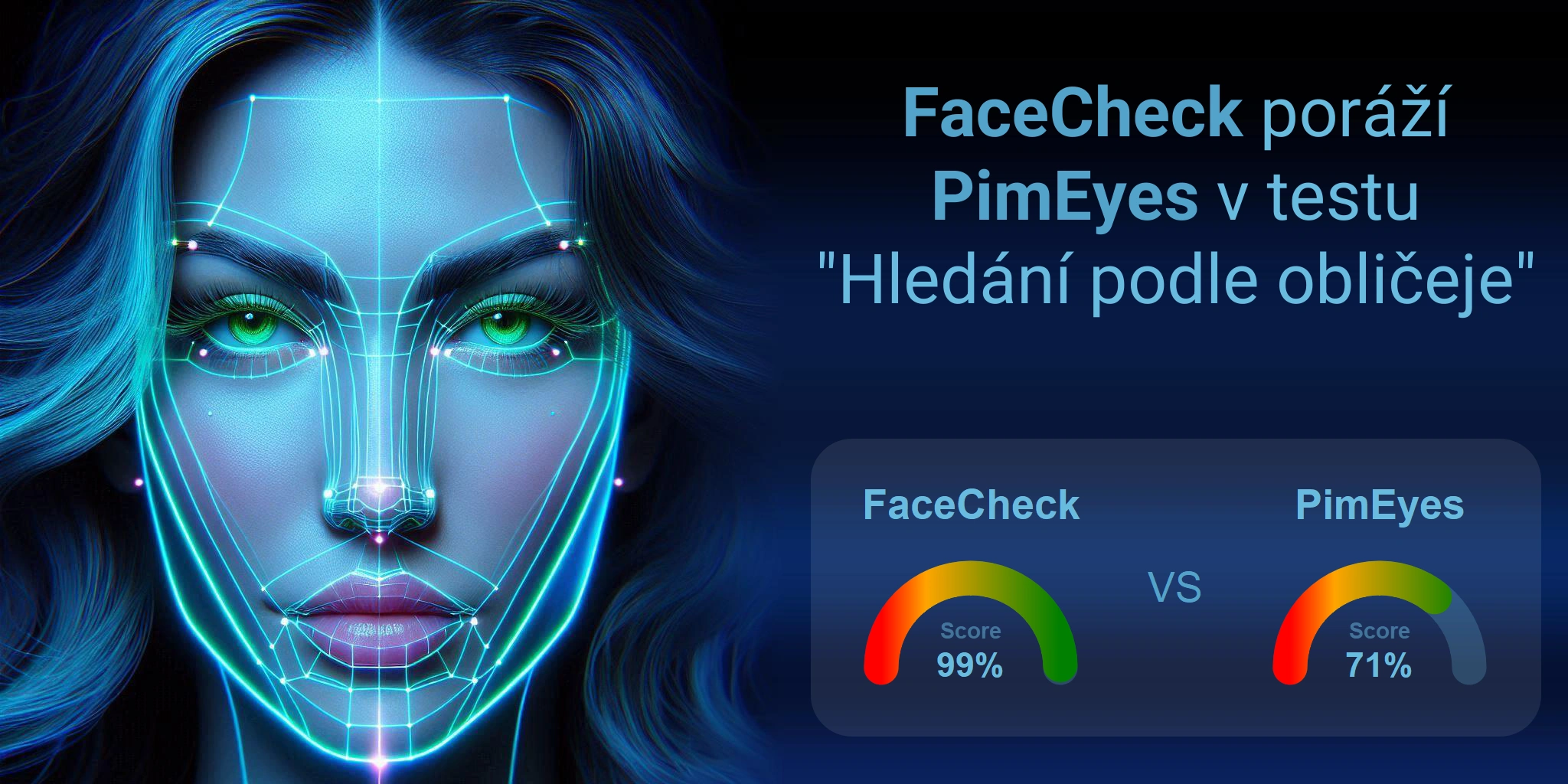 Který je lepší pro vyhledávání obličejů: <br>FaceCheck nebo PimEyes?