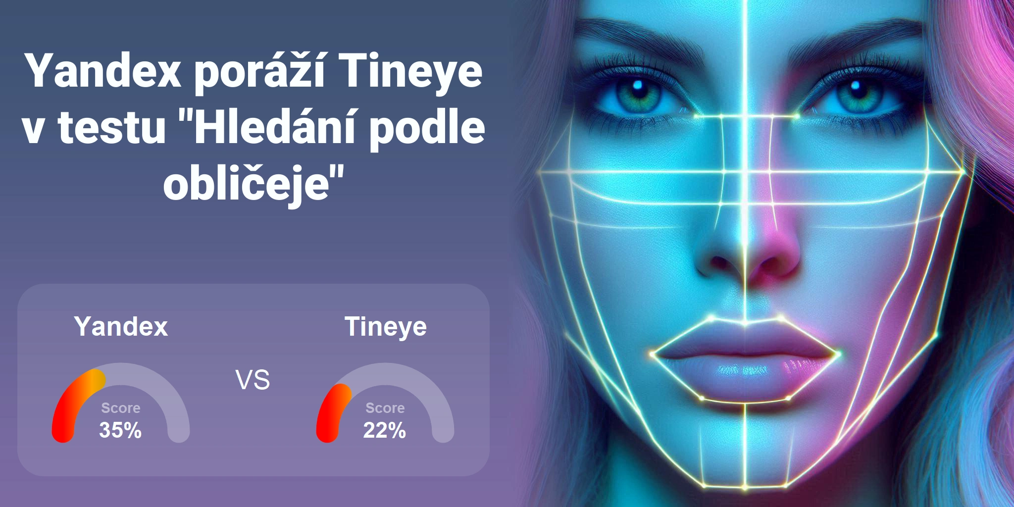Který je lepší pro vyhledávání obličejů: <br>Tineye nebo Yandex?