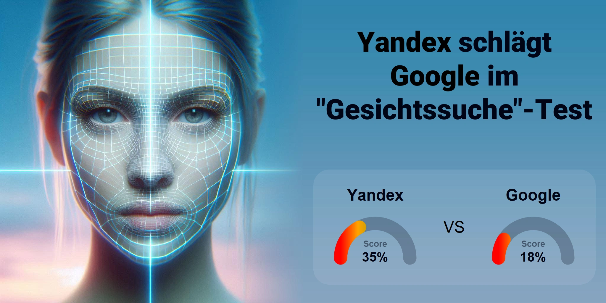 Welcher ist besser für die Gesichtssuche: <br>Google oder Yandex?