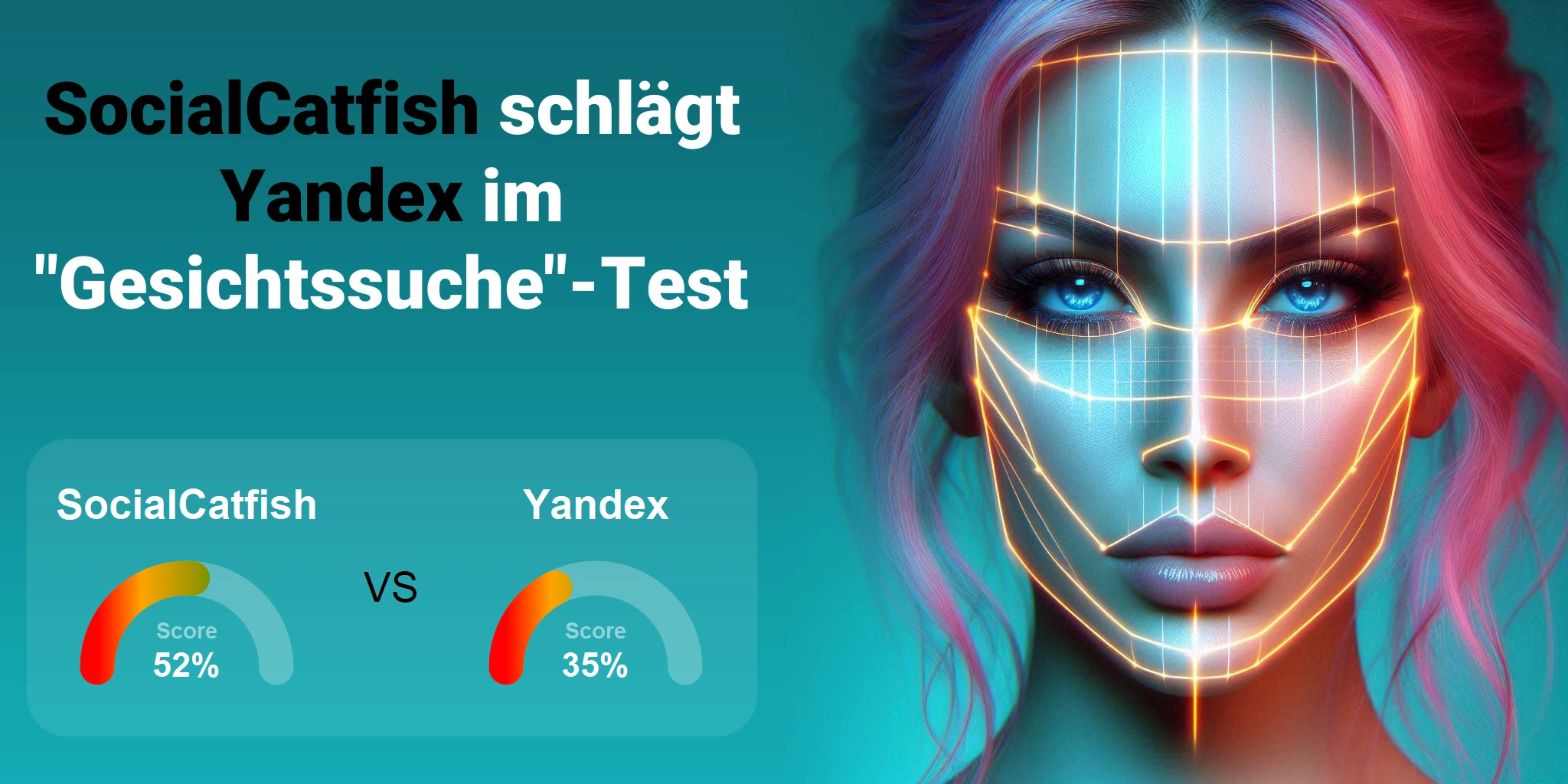 Welcher ist besser für die Gesichtssuche: <br>SocialCatfish oder Yandex?