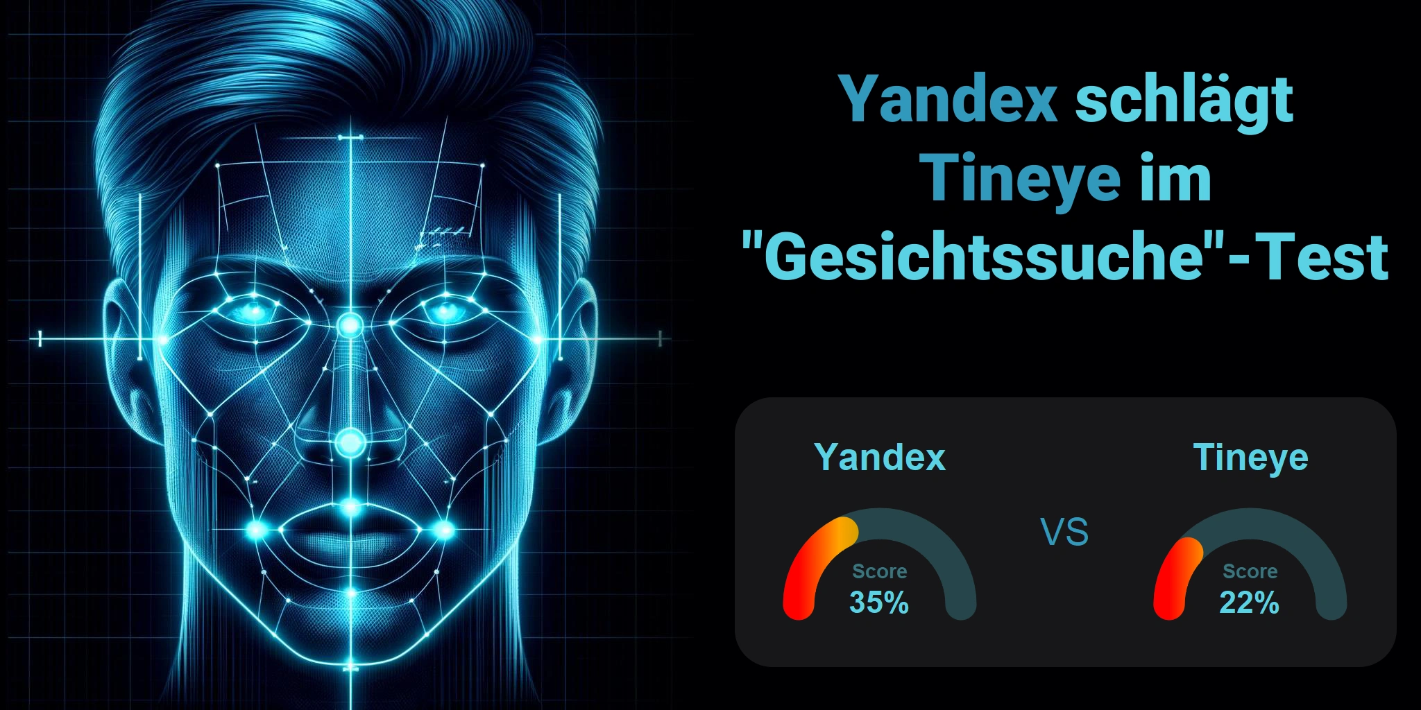 Welcher ist besser für die Gesichtssuche: <br>Tineye oder Yandex?