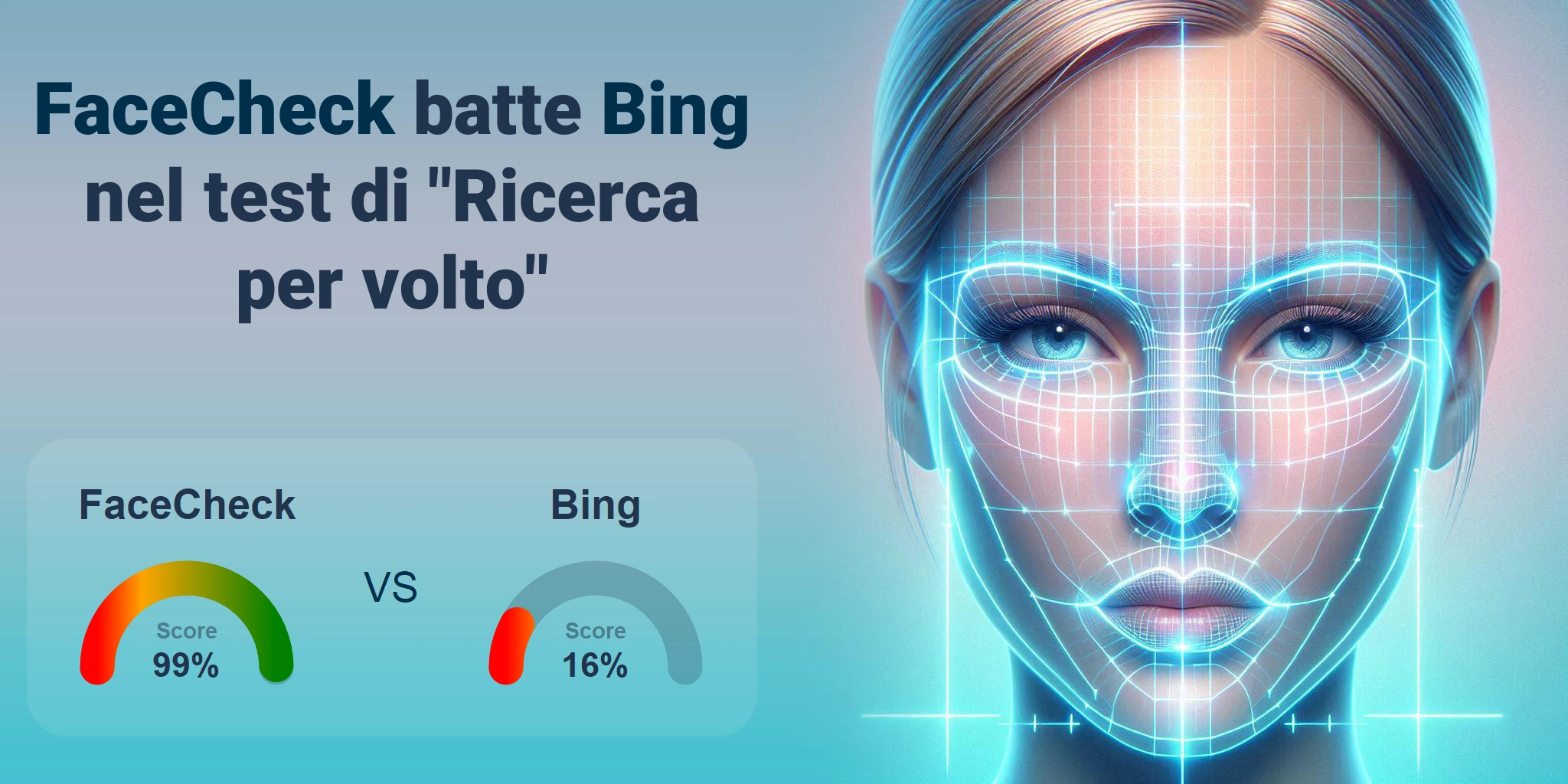 Qual è migliore per la ricerca di volti: <br>FaceCheck o Bing?