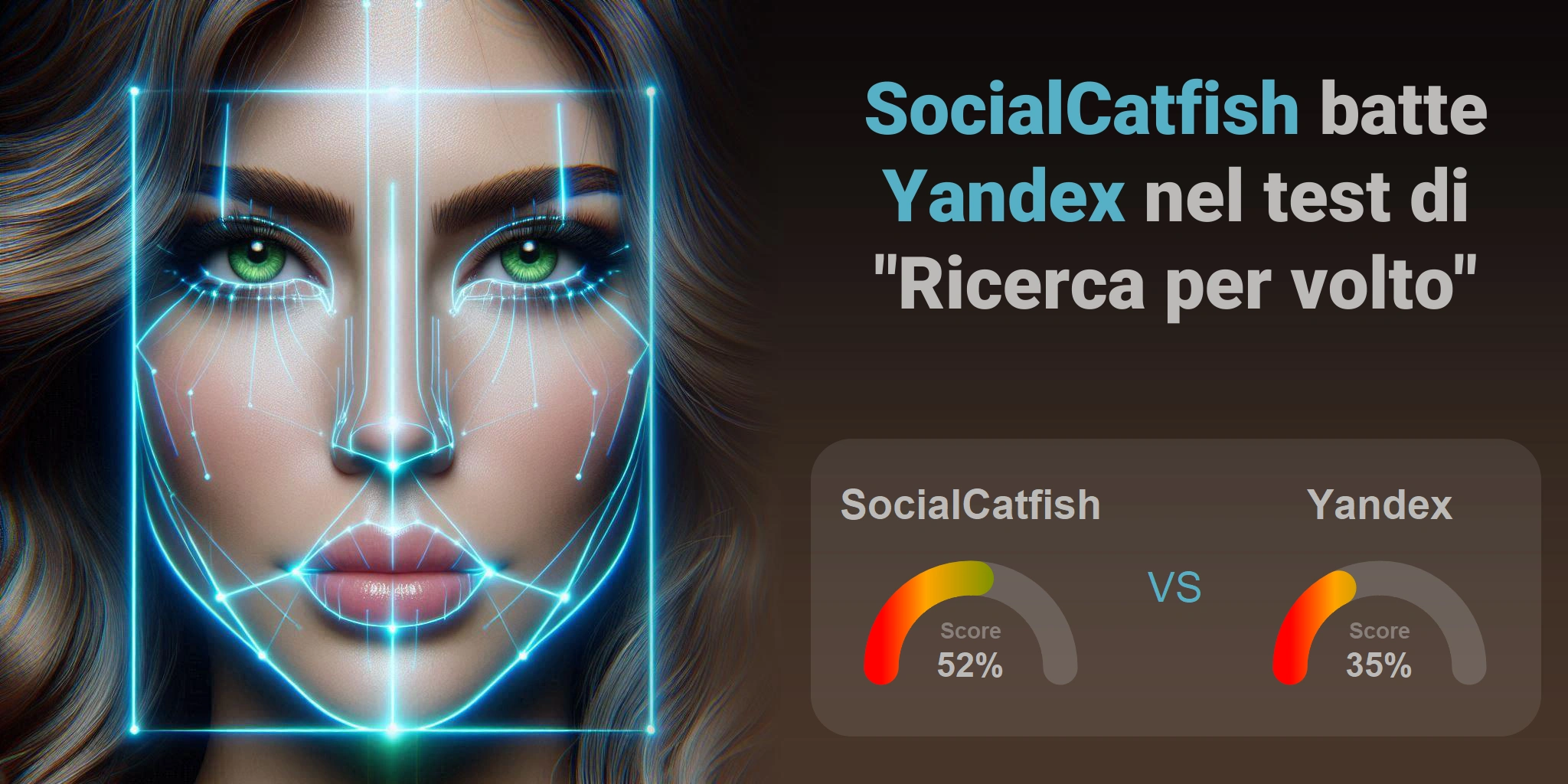 Qual è migliore per la ricerca di volti: <br>SocialCatfish o Yandex?