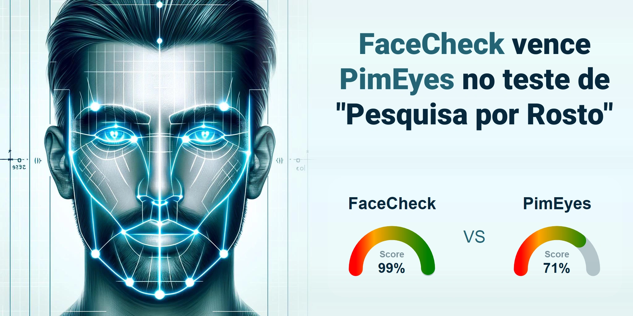 Qual é melhor para busca de rostos: <br>FaceCheck ou PimEyes?