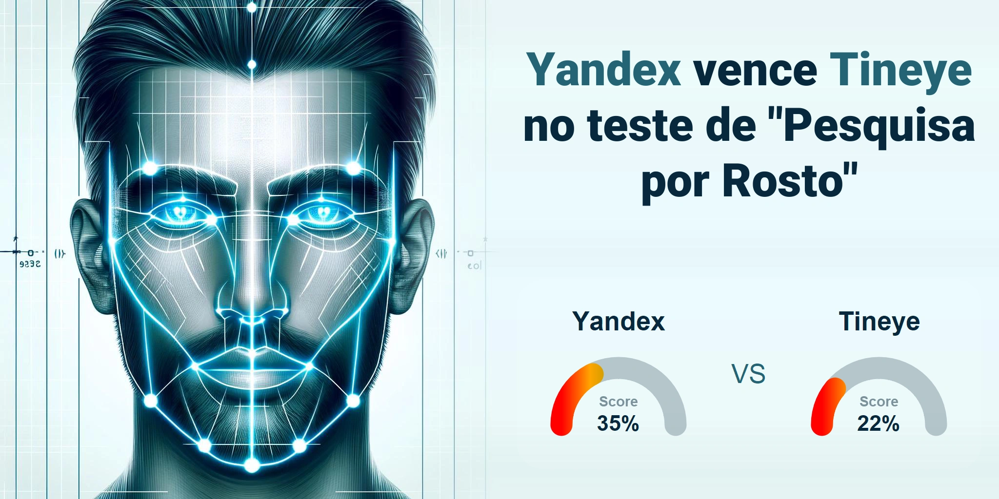 Qual é melhor para busca de rostos: <br>Tineye ou Yandex?